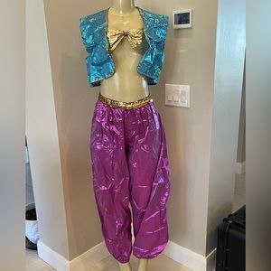 Halloween costume genie 3 piece outfit women’s size small